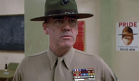 R Lee Ermey Drill Instructor In Full Metal Jacket