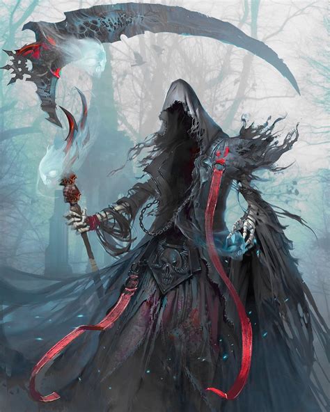 💀 Grim Reaper 💀 Grim Reaper Art Fantasy Character Design Dark