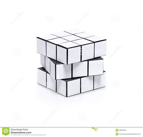 Wait for the program to find the solution then follow the steps to solve your cube. Blank White Rubiks Cube Puzzle Editorial Image - Image ...