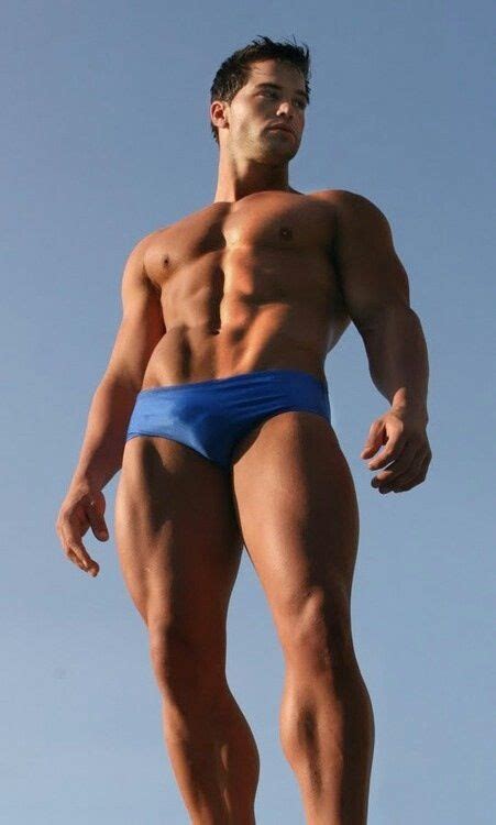 Wonder how many days of juice is stored in that manhood. Bulge Grab: male model, speedo bulge | Man swimming, Sexy ...