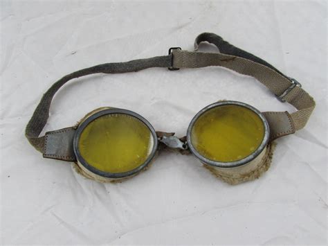 ww1 r f c r n a s flying goggles antiqurio antiques