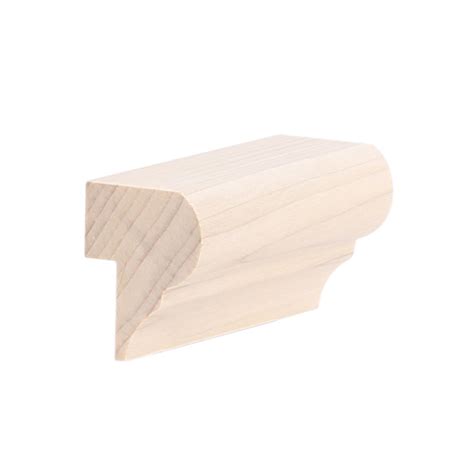 We offer a variety of chair rail moulding stock profiles, or custom profiles to fit your exact need in a variety of wood species. 1-3/8" x 1-3/4" Poplar Chair Rail Wainscote Cap - B405