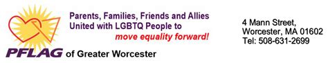 Pflag Of Greater Worcester Pflag Of Greater Worcester