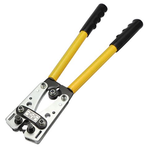 6 50 Mm Crimp Tube Terminal Crimper Plier Tool Battery Cable Lugs Hex