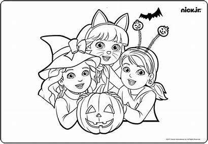 Coloring Pages Halloween Fancy Nick Jr Dora