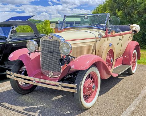 Vintage 1930 Ford Model A Phaeton 4 Door Convertible Photograph By