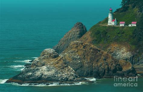 Heceta Head Lighthouse Southern Oregon Coast Photograph By Janna Saltmarsh