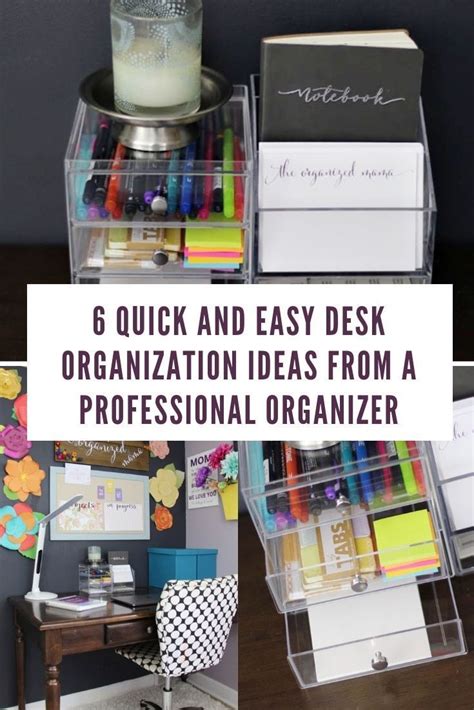 Keeping Your Desk Space Organized Doesnt Have To Be Tricky Follow