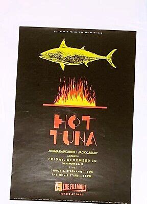 Hot Tuna Poster New Fillmore Auditorium Ebay