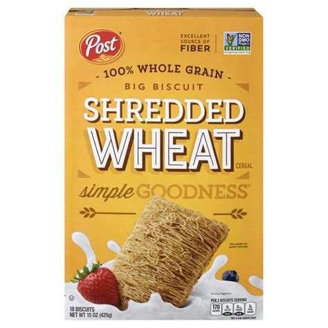 Save On Post Shredded Wheat Cereal Big Biscuit No Sugar Order Online