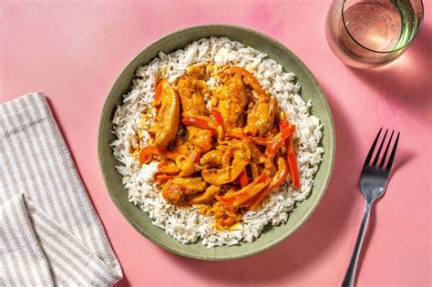 Curry De Poulet Et Riz De Chou Fleur Recette Hellofresh