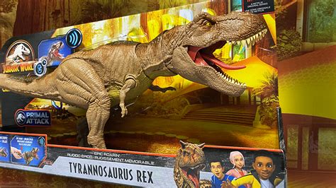 New Epic Roarin Tyrannosaurus Rex From Camp Cretaceous 4k Review
