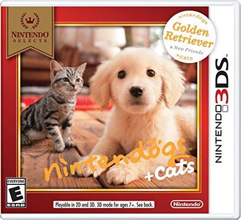 Nintendo Selects Nintendogs Cats Golden Retriever And