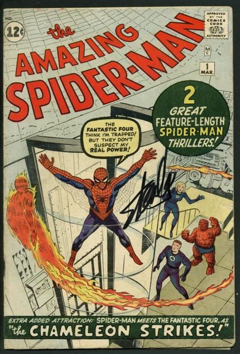 Lot 10, jalan bukit bintang: Lot Detail - Stan Lee Signed "The Amazing Spider-Man #1 ...