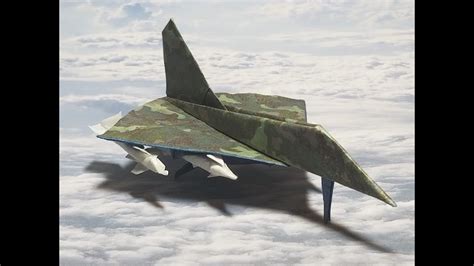 Origami Fighter Jet Diamondback O Tutorial Youtube