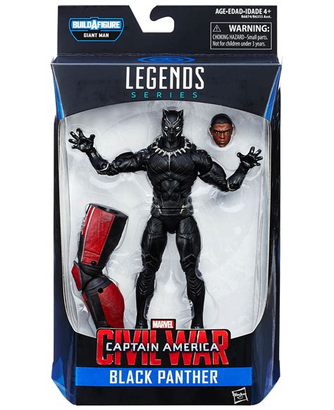 Marvel 6 Inch Legends Series Black Panther Figure Marvel Legends