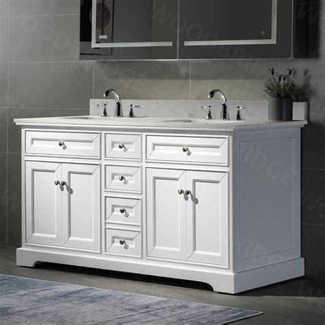 Looking for the best undermount kitchen sink? ᐅ【London 60"Bathroom Vanity with Engineered Quartz White ...