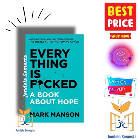 หนังสือ Everything Is Fcked A Book About Hope By Mark Manson English