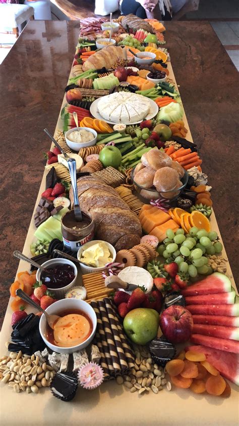 Grazing Board Table Party Food Appetizers Party Food Platters Food