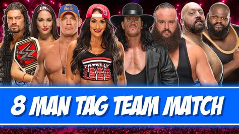 Nikki Bella John Cena Brie Bella Roman Reigns Vs Undertaker Big