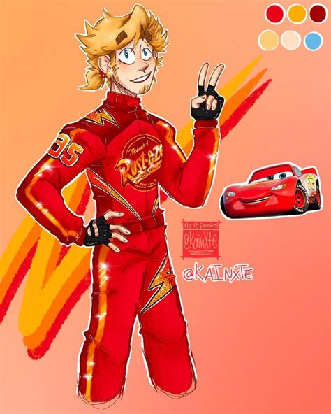 Pin By Tuesday On Lightning McQueen Aesthetic Humanized Disney Cars