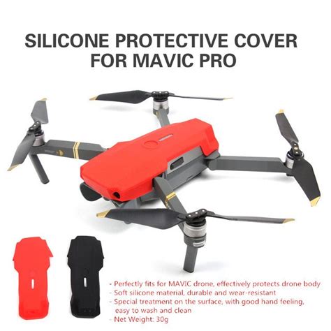 1pc Silicone Protective Cover Drone Body Protection Case For Dji Mavic