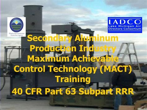 Ppt Secondary Aluminum Production Industry Maximum Achievable Control