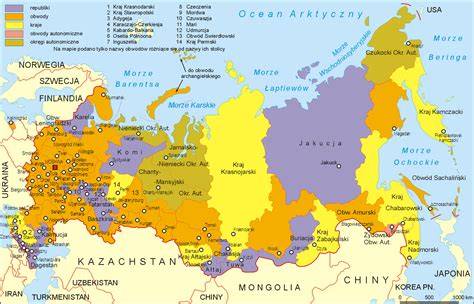 Mapa Rosji Rosja Mapa Turystyczna Samochodowa Topograficzna I Inne