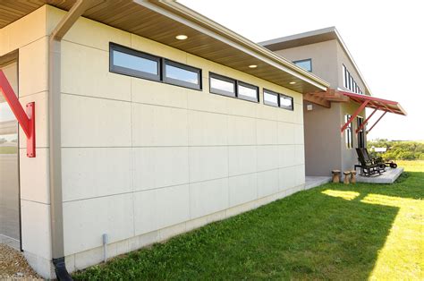 Fiber Cement Panel Siding On Garage Modern Style Homes Craftsman