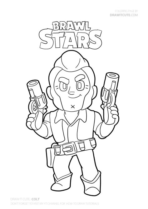 El primo is a rare brawler who attacks with his fists, dealing major damage to enemies whom he gets close enough to. Beautiful Brawl Star Coloring Pages | bigbrowndog