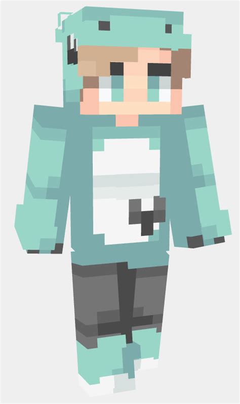 Ɓℓυєaηgєℓ Cyan Dino Male Version In Desc Minecraft Skin