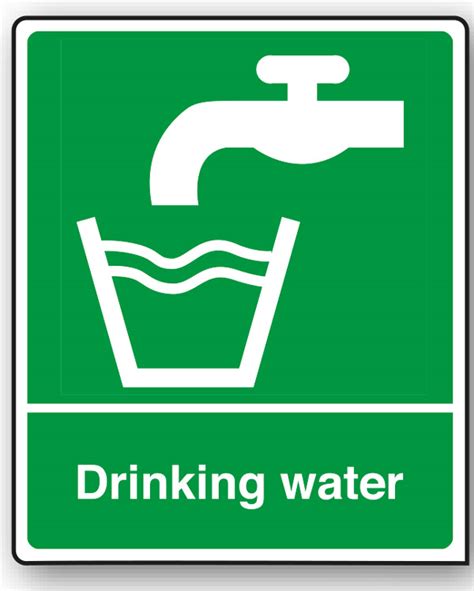 Drinking Water Sign Stocksigns