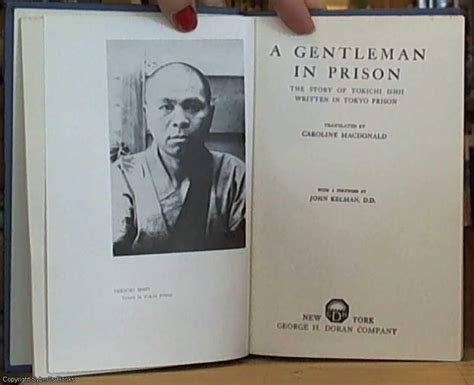 a gentleman in prison story of tokichi ishii written in tokyo prison de ishii tokichi caroline