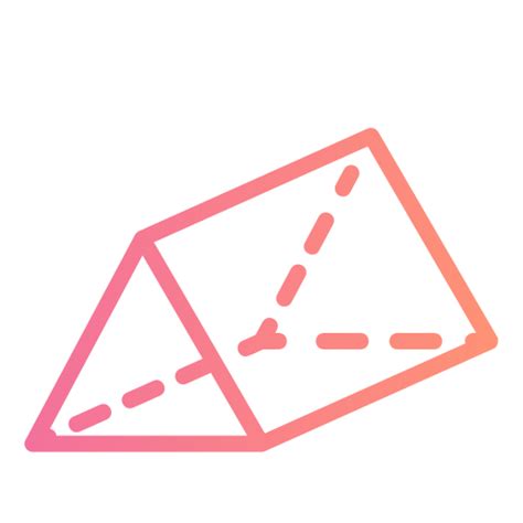 Triangular Prism Free Shapes Icons