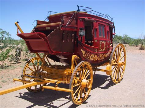 Western Stagecoach American West Native American Art Wagon Cart