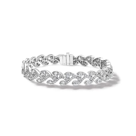 Rosemary Bracelet 18ct White Gold - Diamond | Cassandra Goad