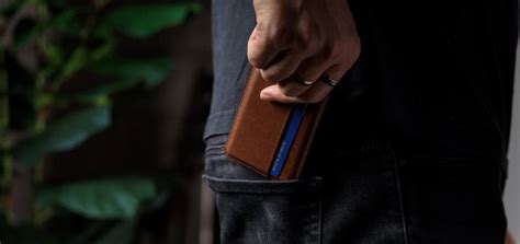 The Nomad Card Wallet Plus Uses Thermoformed Horween Leather For Durability