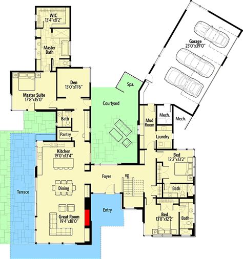 Https://techalive.net/home Design/contemporary Mountain Home Floor Plans
