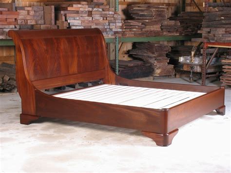 Find hand made custom bedroom sets for any budget. Custom Made Sleigh Bed by E. Jacobsen Furniture Maker, Llc ...