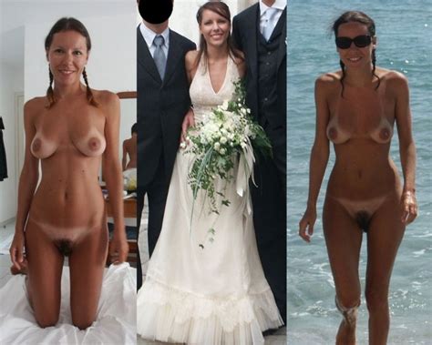 Brides Dressed Then Undressed Nude