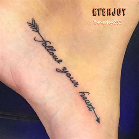 You don't need real ink to make an impact. Realistic Inspirational Quotes and Words Temporary Tattoos ...