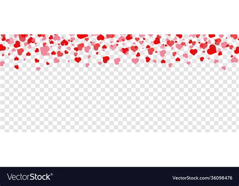 Drawn Red Heart Clipart Border