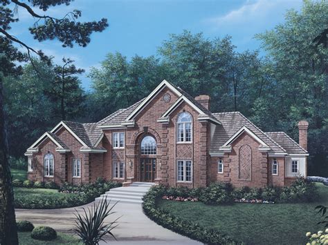 Briarcrest Luxury Two Story Home Plan 006d 0002 House