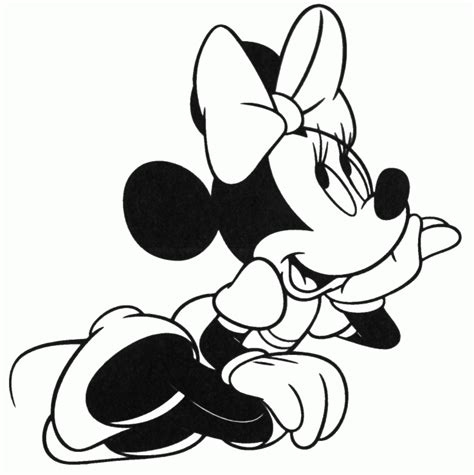 Minnie Mouse Outline Free Download On Clipartmag
