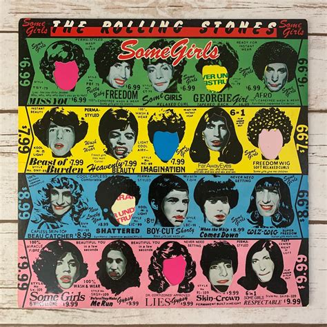 The Rolling Stones Some Girls 1978 Vintage Vinyl Record Lp Etsy