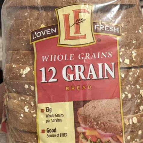 Bread Loven Fresh Whole Grain Health And Nutrition Facts