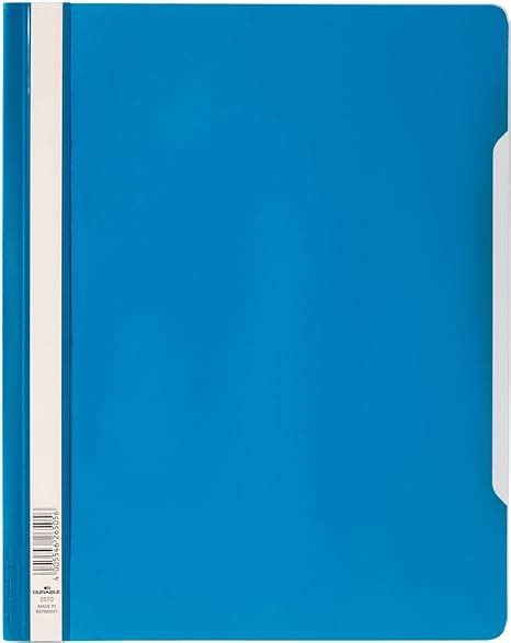 Durable Clear View Folderreport File A4 Blue Extra Wide