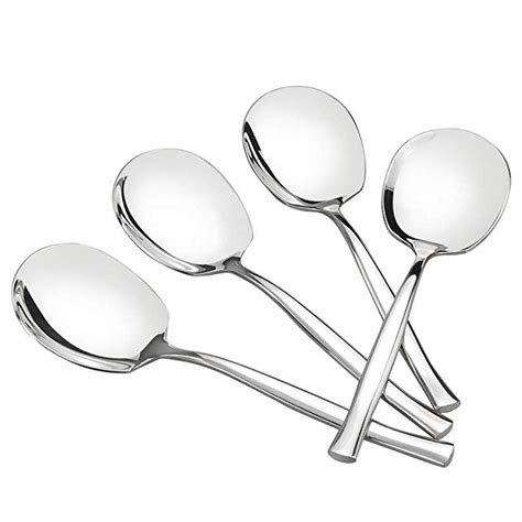 Idomy 8 Piece Stainless Steel Buffet Serving Spoon Large Serving Spoon