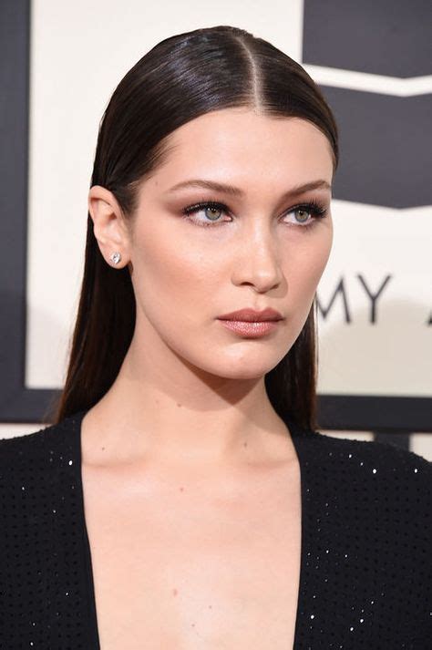 the brilliant makeup trick bella hadid uses to make her lips look bigger celebrity eyebrows