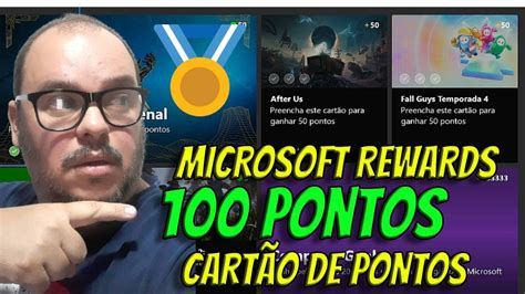 GANHE 100 PONTOS EM 1 MINUTO AFTER US E FALL GUYS MICROSOFT REWARDS